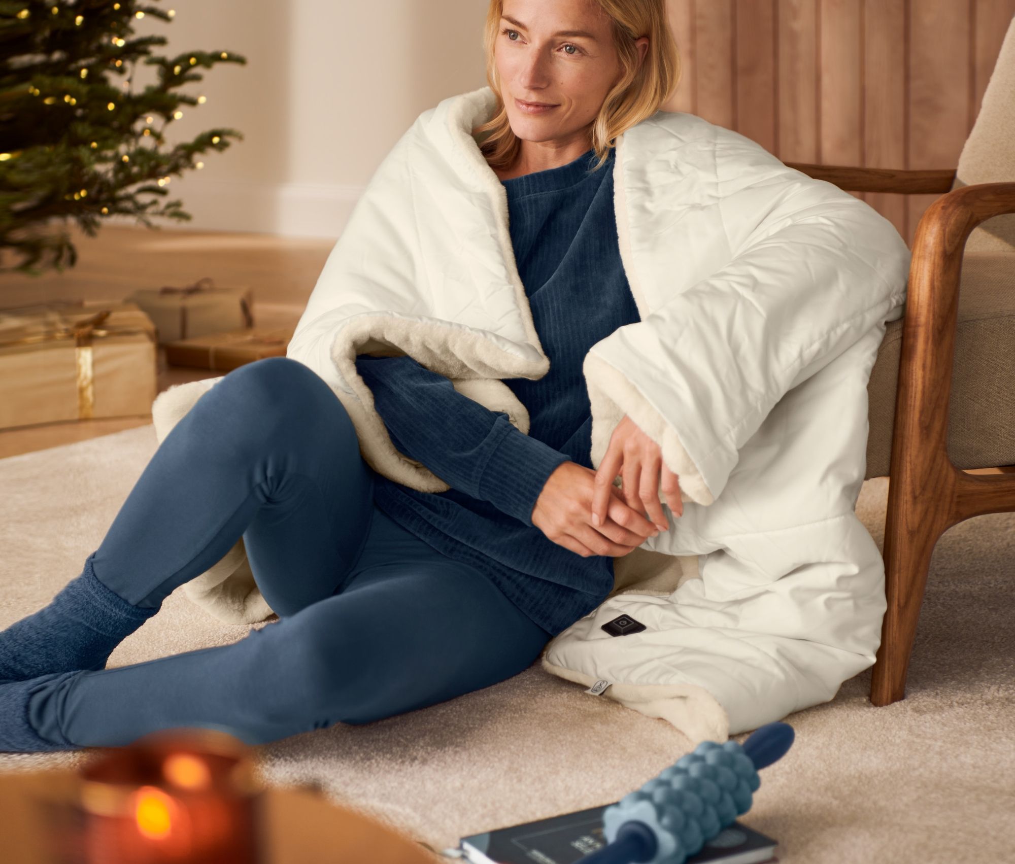 Thumbnail - Tchibo - Leggings-Pyjama - Damen - Gr. M - dunkelblau