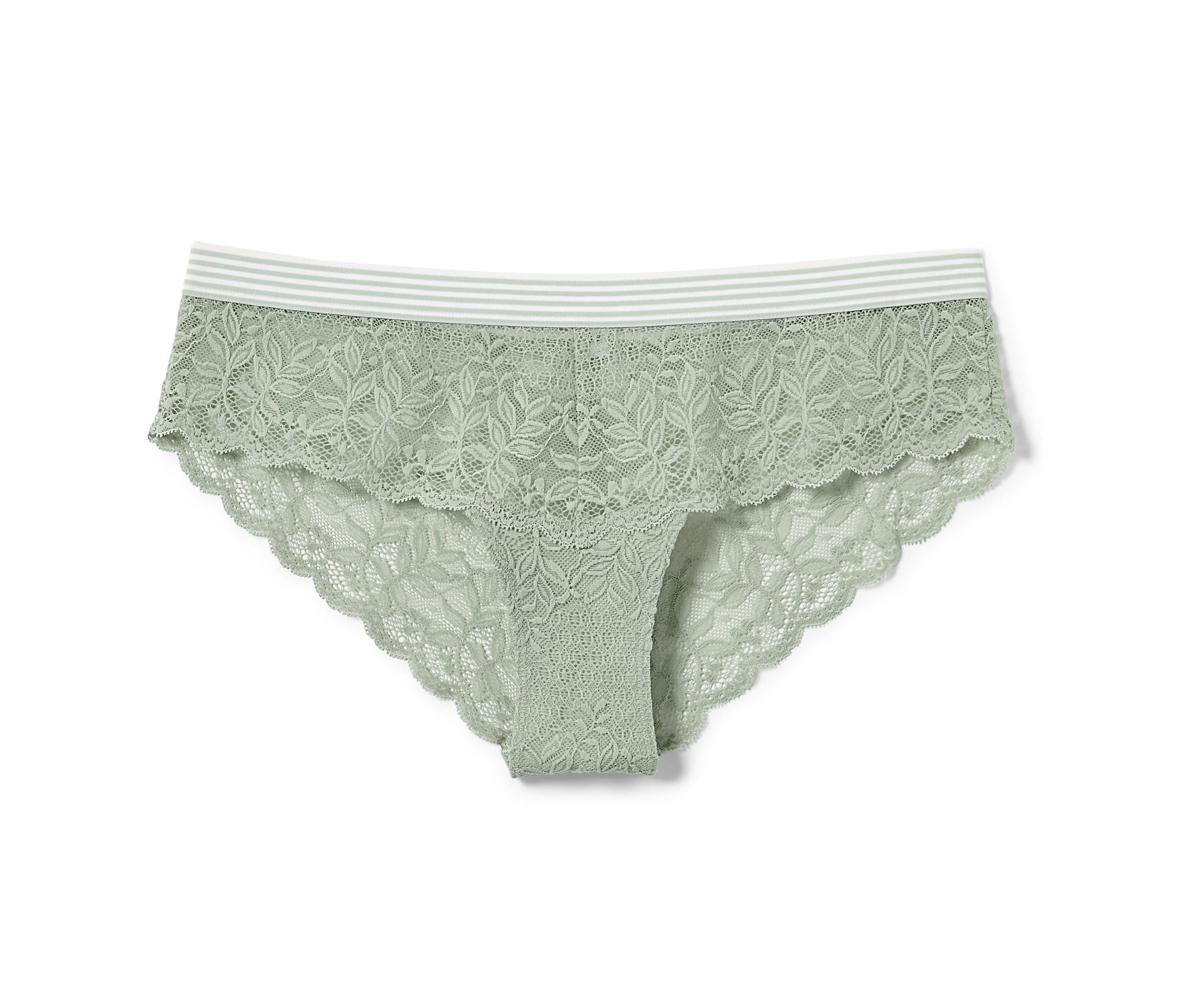 Thumbnail - Tchibo - Spitzen-Panty - Damen - Gr. L - grün