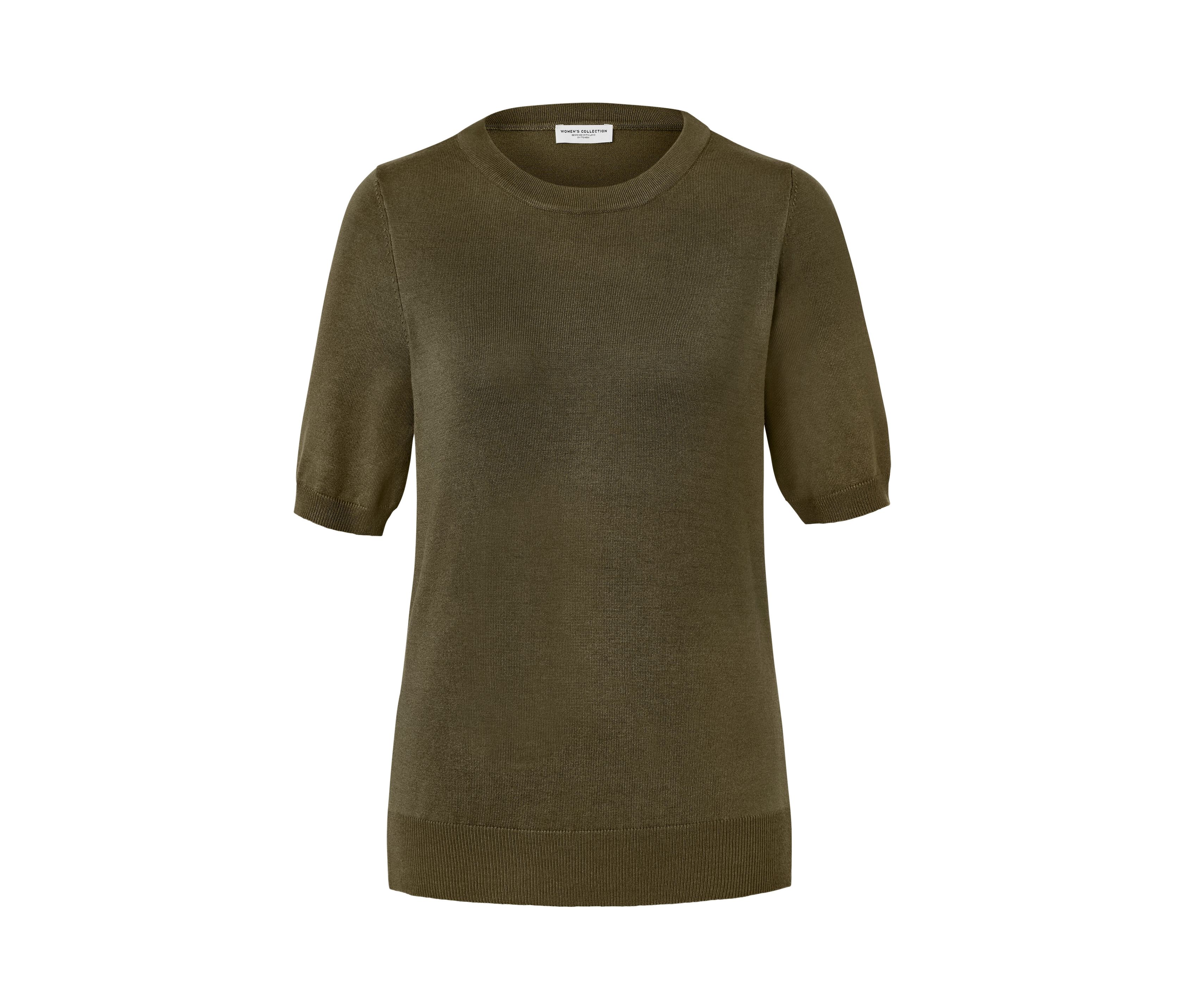 Tchibo - Feinstrickpullover - Damen - Gr. S - khaki