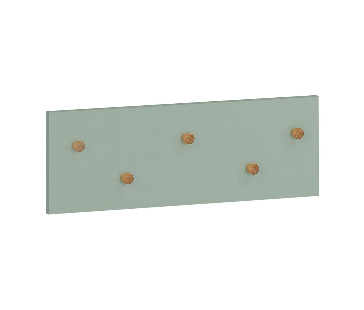 Hakenpaneel »Bjarne«, pistazie mit fünf Haken.