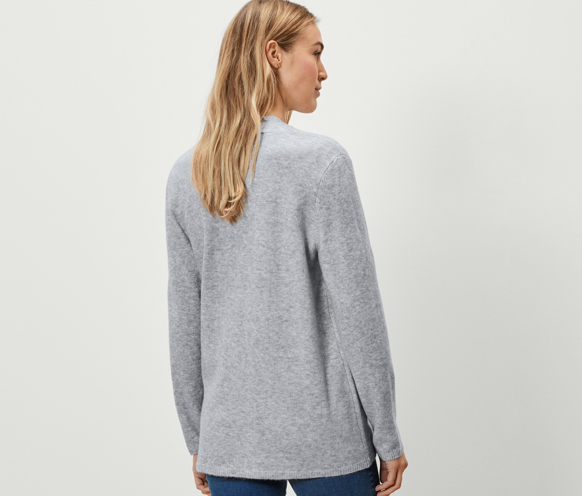 Thumbnail - Tchibo - Offener Cardigan - Damen - Gr. L - grau