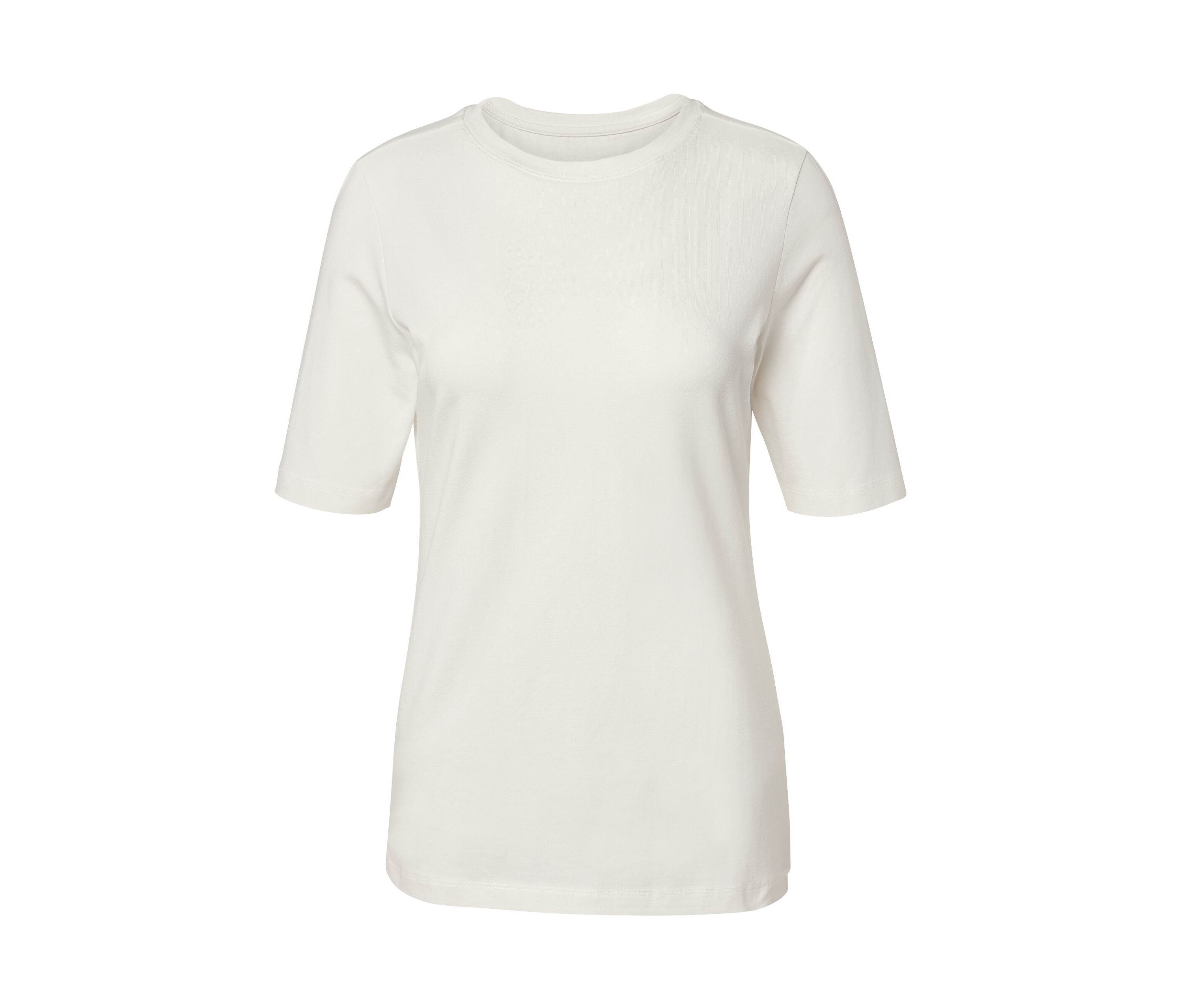 Tchibo - Halbarmshirt - Damen - Gr. XL - creme