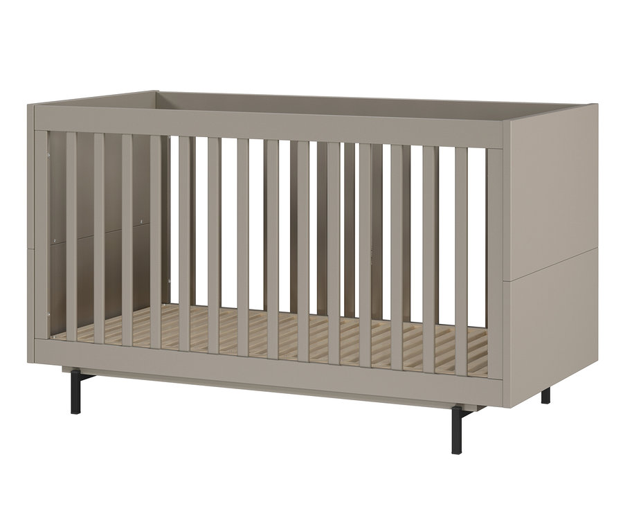 Graues Kinderbett »Tomino« mit Sicherheitset für Juniorbett.