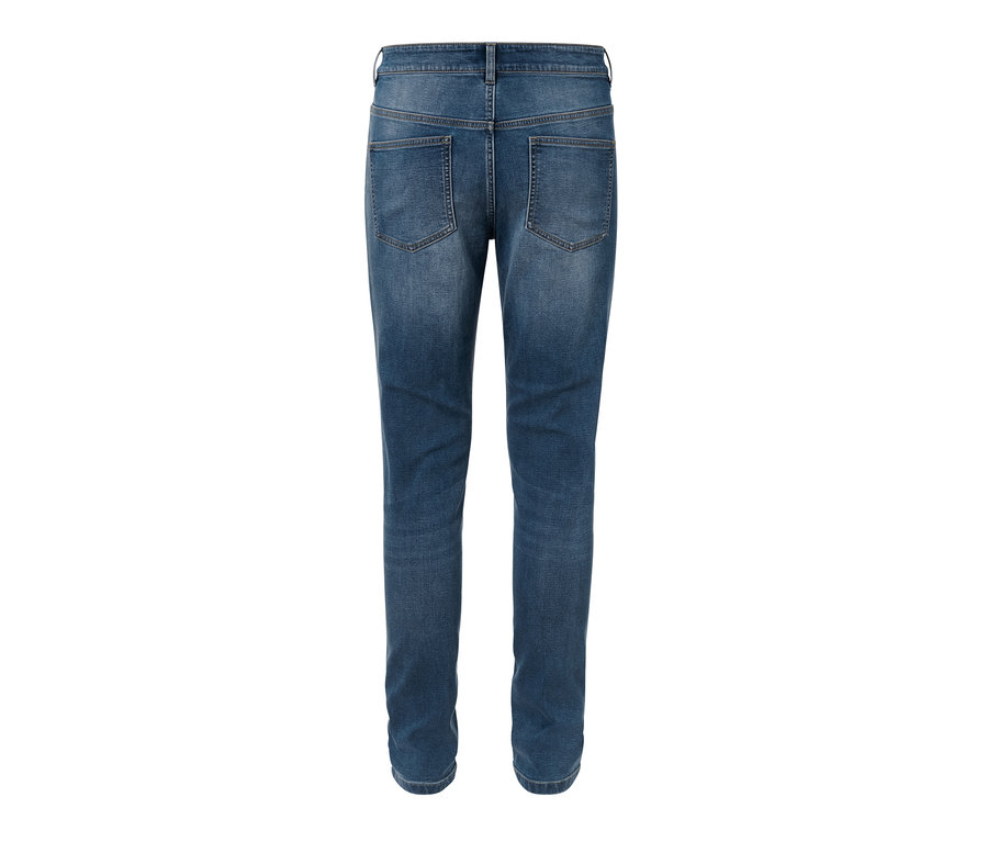 Detailansicht der Rückseite einer Jeans.