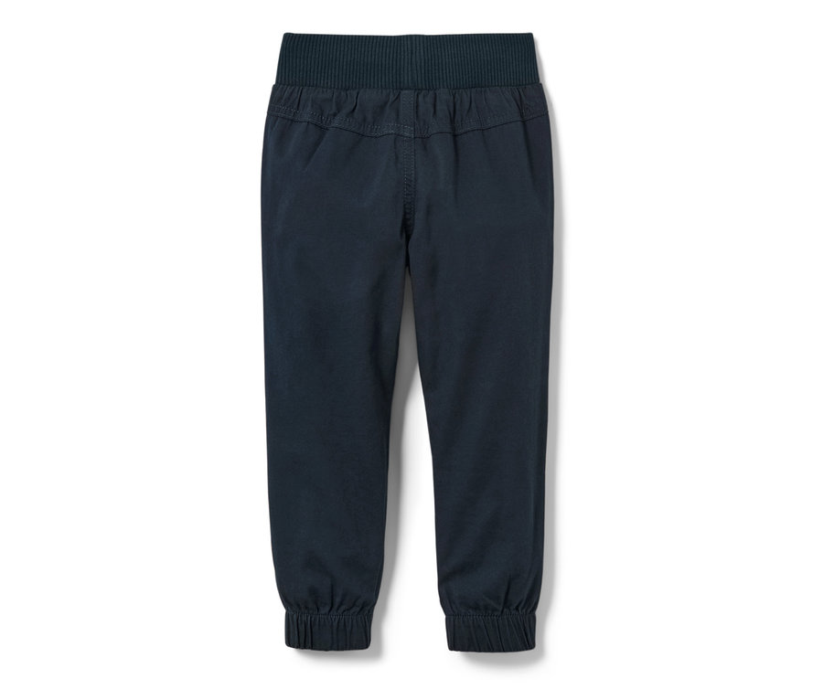 Detailaufnahme einer Kinder-Pull-on-Pants – Fit »Anton« in Dunkelblau.