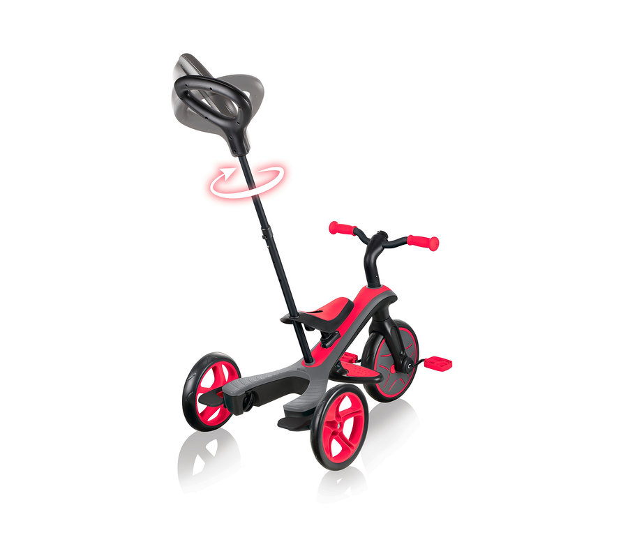 Rotes GLOBBER Dreirad »Explorer 4 in 1«.