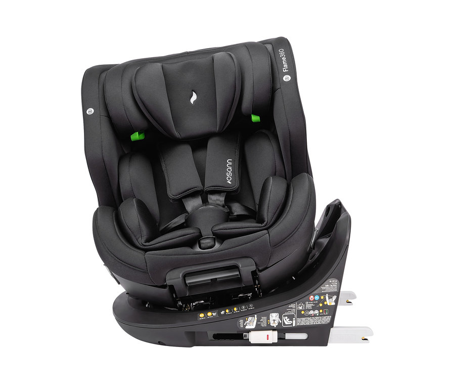 Schwarzer Osann Kindersitz »Flame360«.