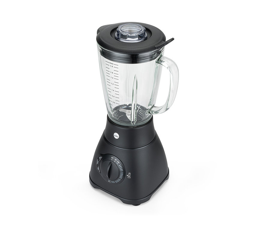 Schwarzer WILFA Standmixer »XPLODE AUTO«, 1,8 l mit Glasbehälter.
