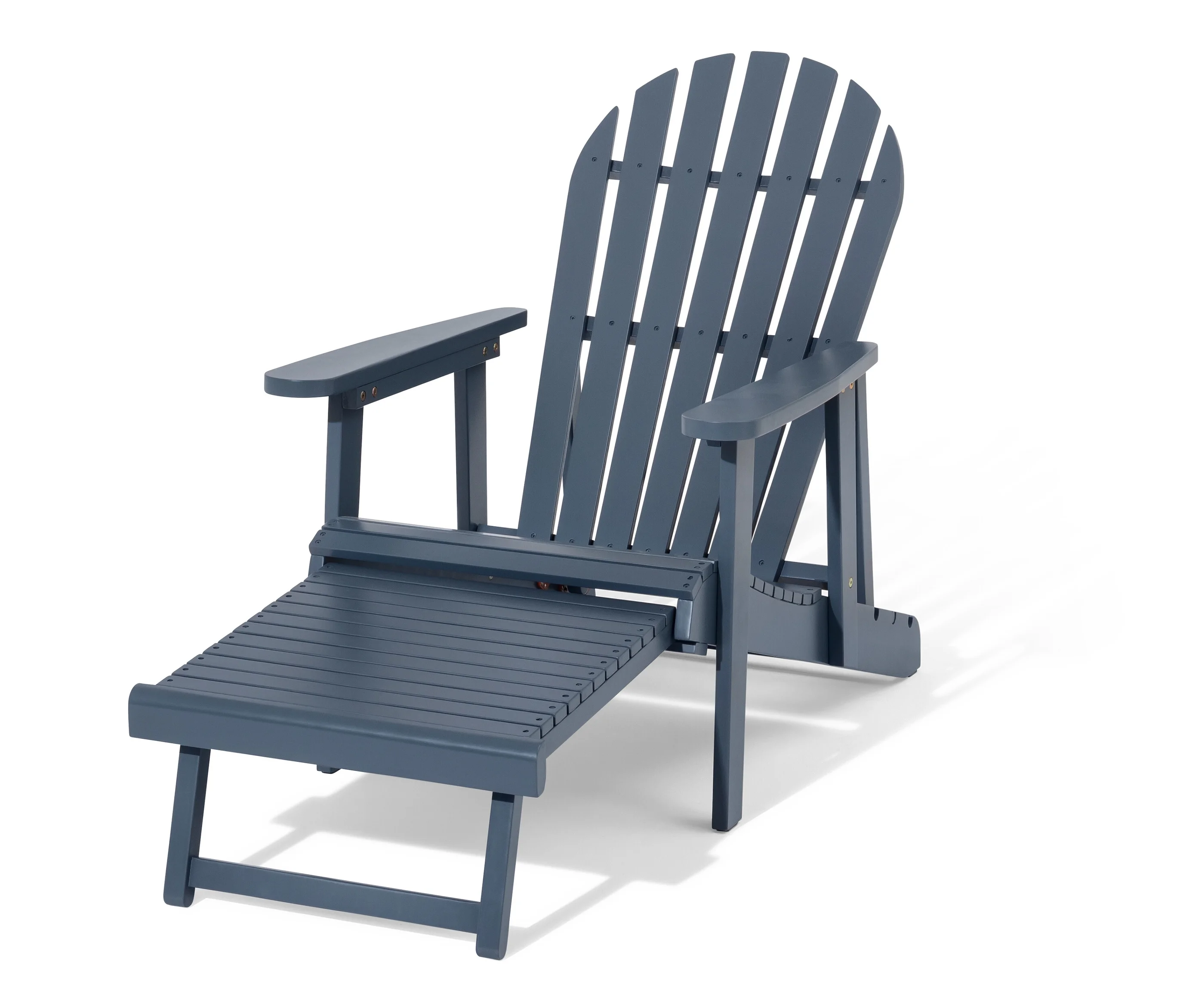 Tchibo - Adirondack Relax-Sessel mit ausziehbarer Fußlehne - 97x69x82,3cm - blau -