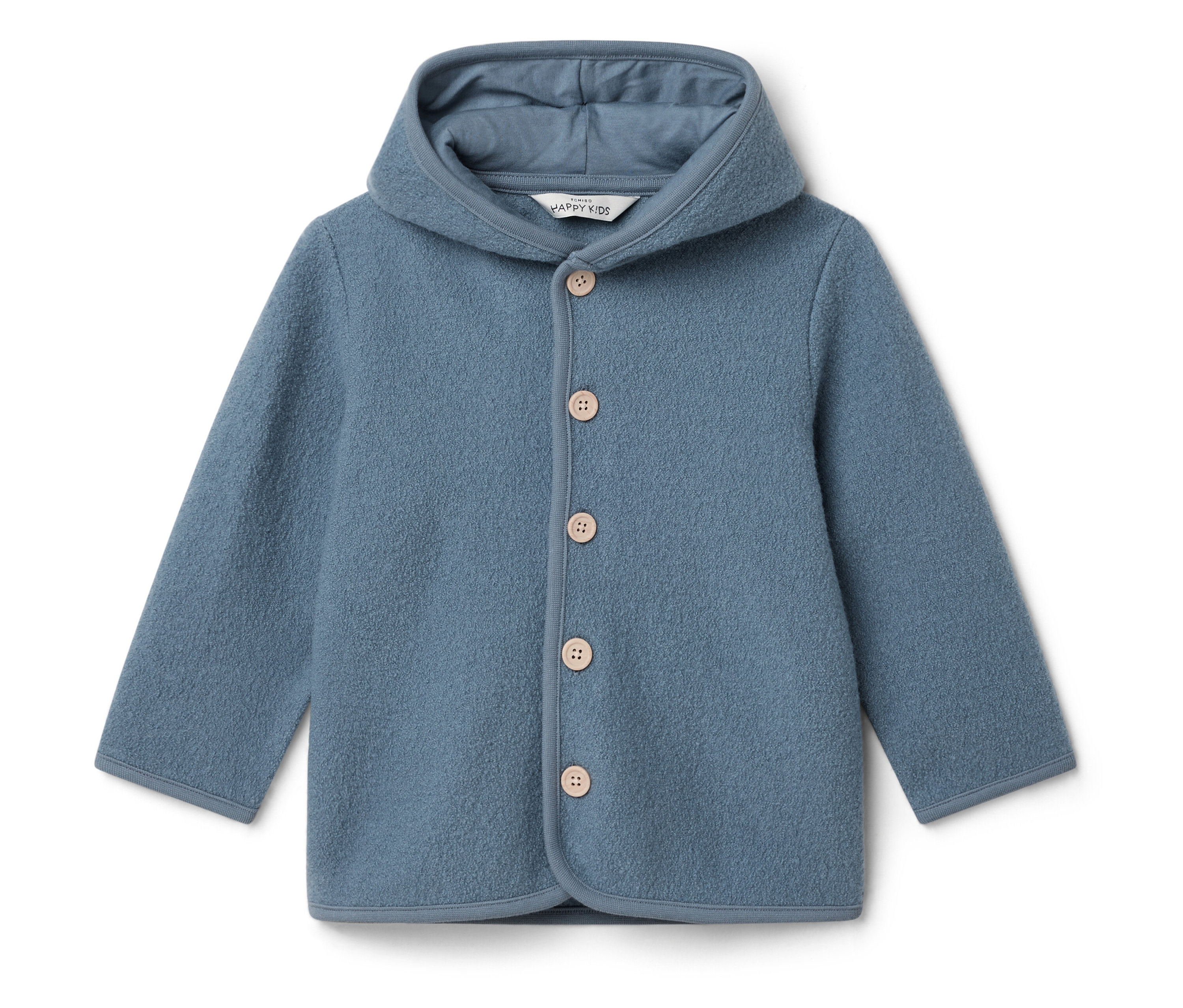Tchibo - Kinder-Walkjacke mit Merinowolle - Baby - Gr. 62/68 - blau