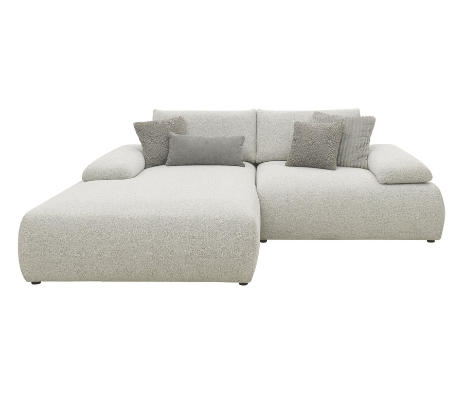 DOMO Ecksofa »Bela«, links, mit Armlehne und Staufach.