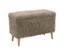 DOMO Hocker mit Staufach, taupe - Taupe