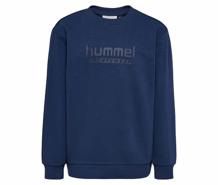 Blaues HUMMEL HMLJR Base-Sweatshirt.