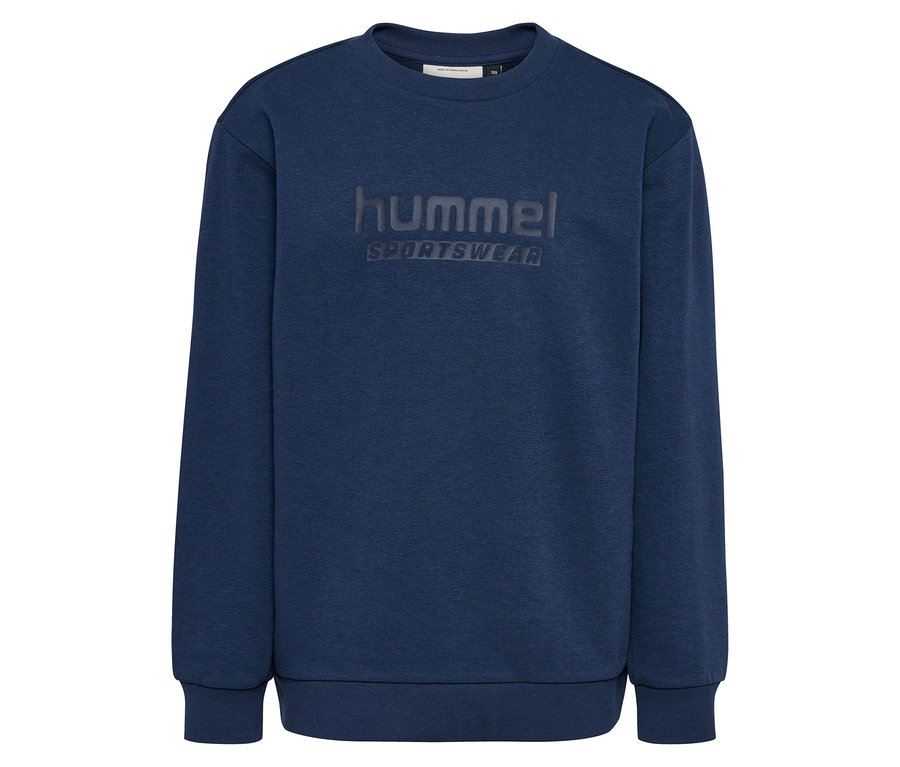 Blaues HUMMEL HMLJR Base-Sweatshirt.