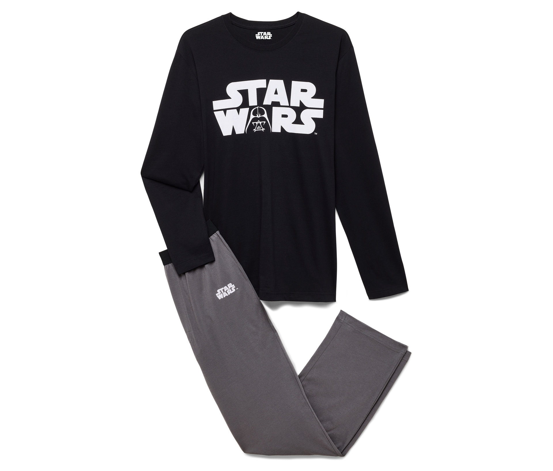 Pyjama-Set »Star Wars« - Herren - Gr. S - schwarz/print - schwarz