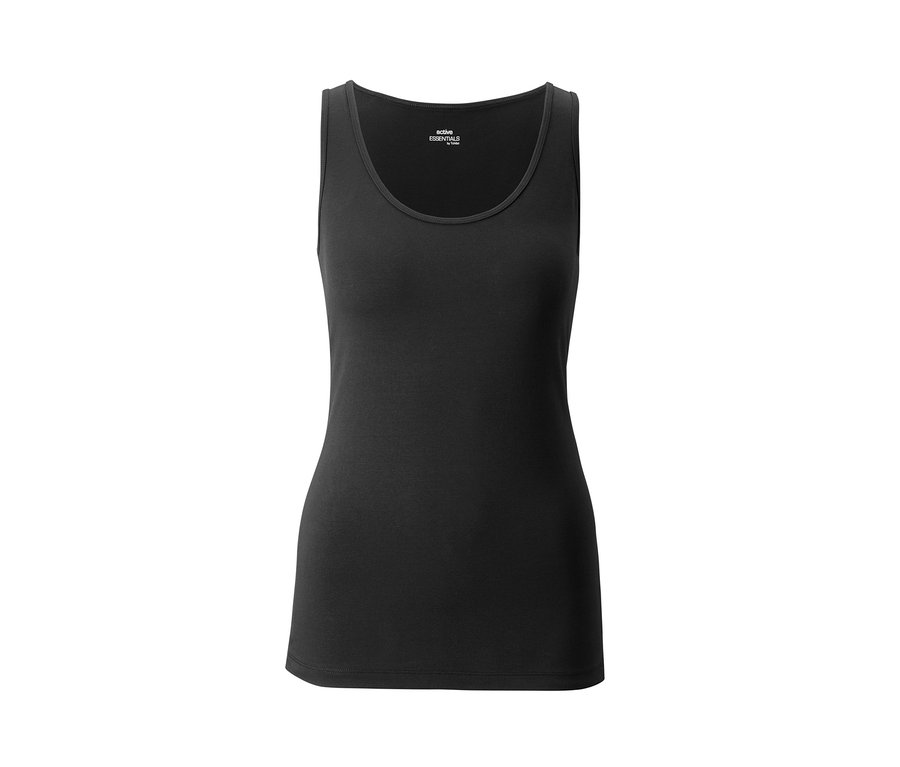 Schwarzes Top, 1 Stk. aus dem 3 Tops Set.
