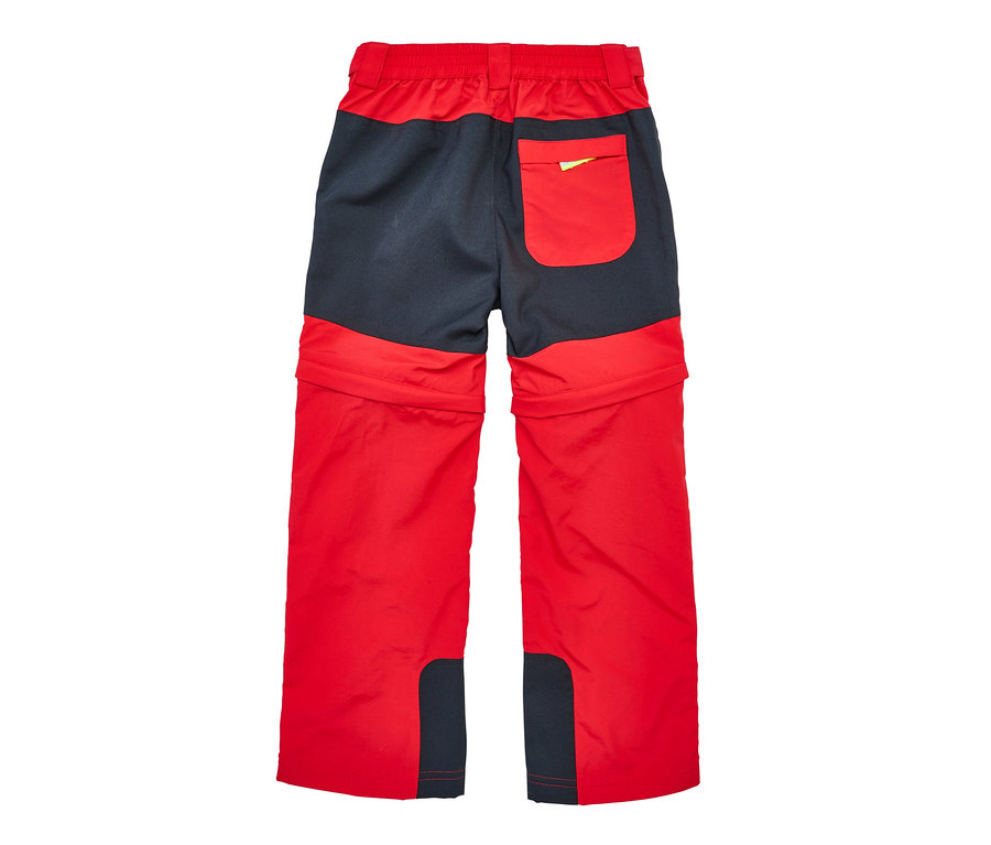 Rot-schwarze Jako-O Zipp-off Hose.