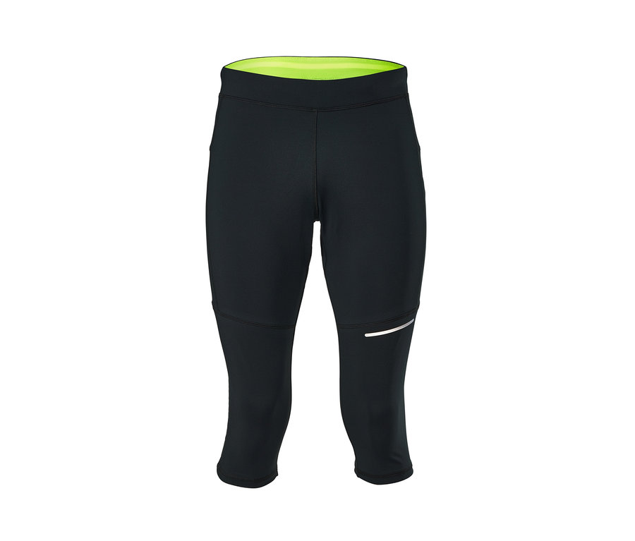 Schwarze 3/4-Lauftight.