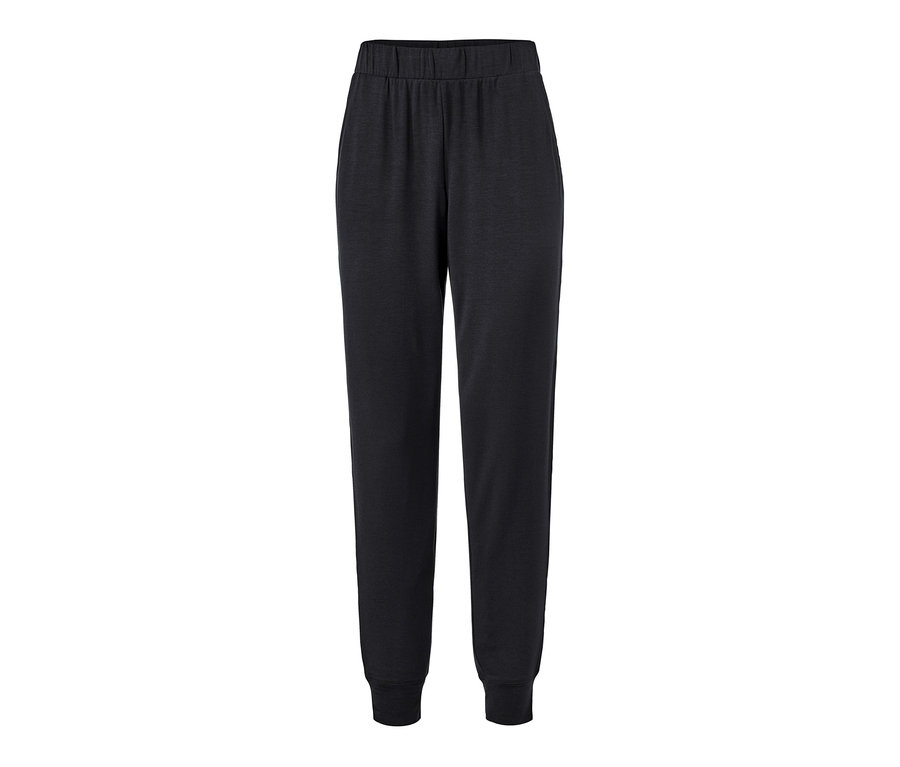 Schwarze Loungewear-Anzug Hose.