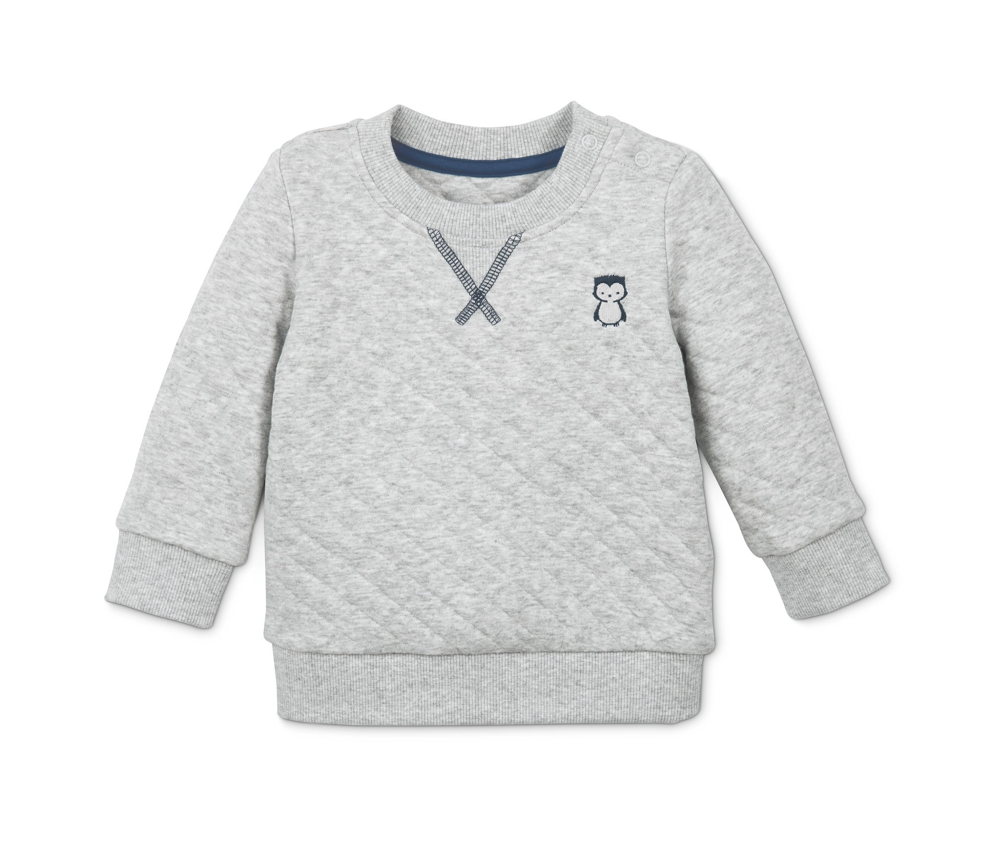 Sweatshirt Baumwolle günstig Kaufen-Tchibo - Sweatshirt - Gr. 122/128 - grau. Tchibo - Sweatshirt - Gr. 122/128 - grau <![CDATA[Sweatshirt Farbe: Grau meliert Material: 84% Baumwolle (aus ökologischem Anbau), 16% Polyester (recycelt) Sonstige Hinweise: Größenlauf/Alter: Gr. 50/56 (ca. 0–2 M
