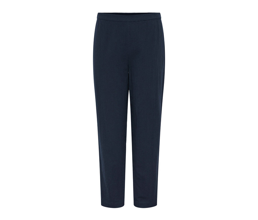 Eine marineblaue Webhose.