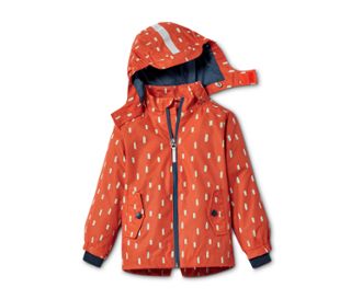 Orange mit Alloverprint