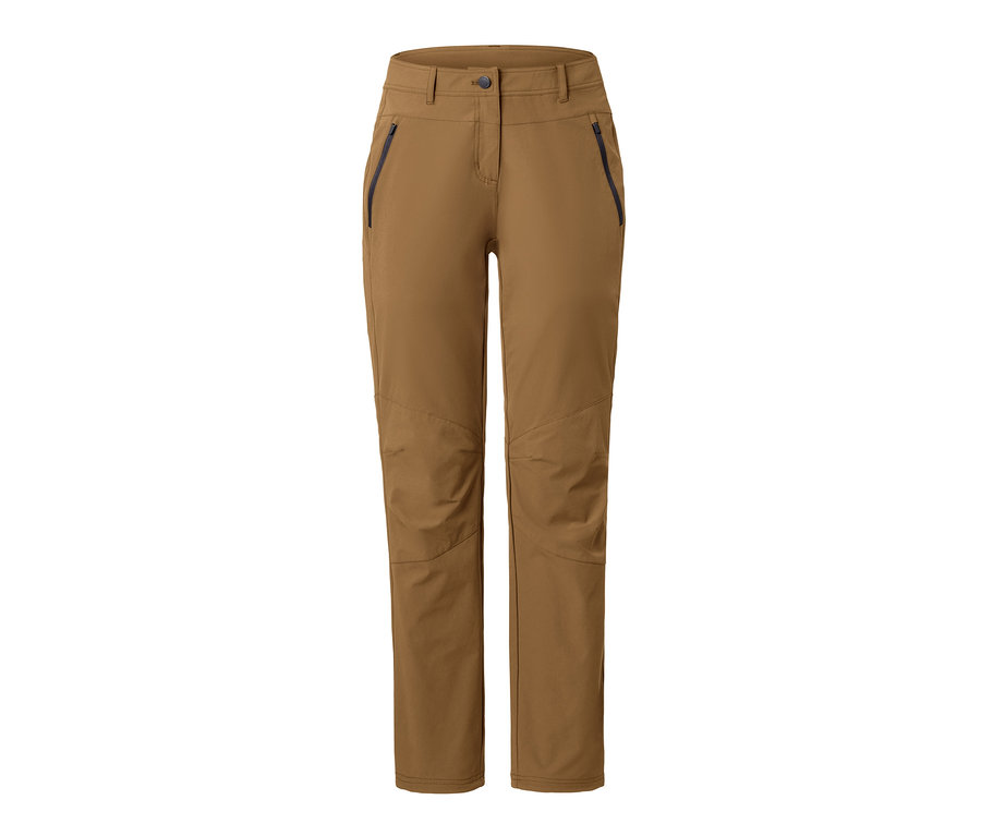 Eine braune Softshell-Hose.