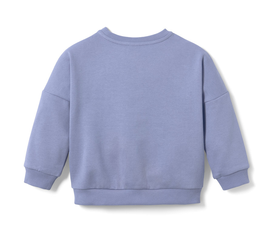 Helles blaues Kleinkind-Sweatshirt.