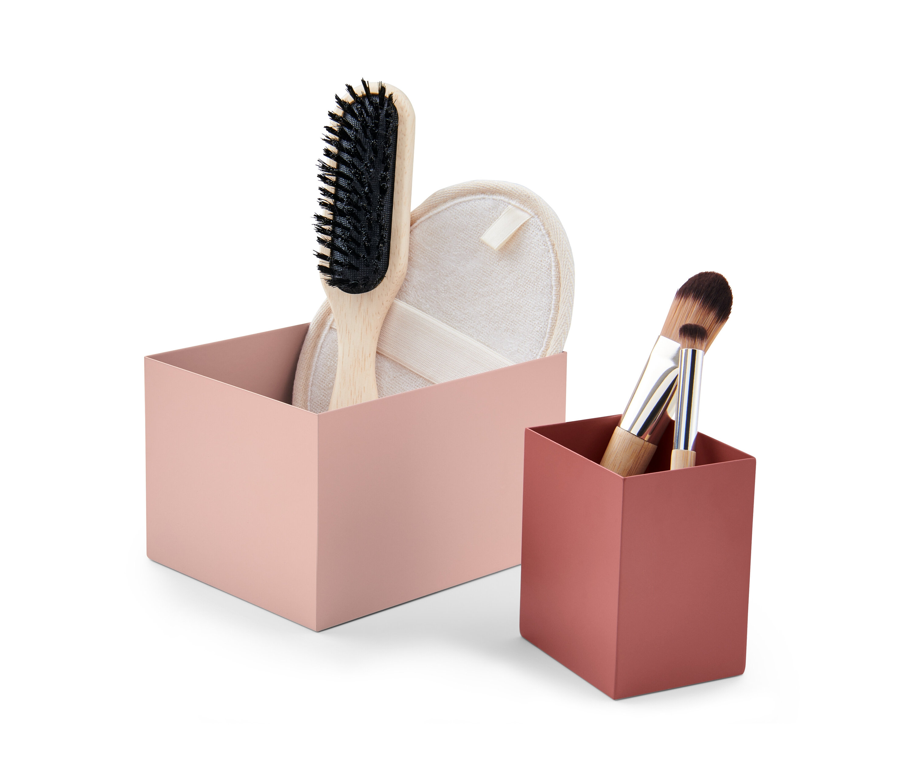 100.3 günstig Kaufen-Tchibo - 2 dekorative Boxen aus Metall - braun. Tchibo - 2 dekorative Boxen aus Metall - braun <![CDATA[2 dekorative Boxen aus Metall Farbe: 1x rosé, 1x rostfarben Material: Boxen Stahlblech, pulverbeschichtet Füße 100% Silikon Maße: B x H x T groß ca. 11