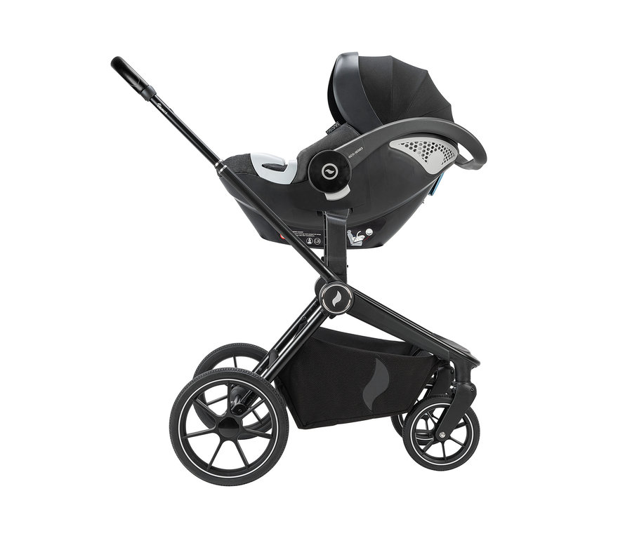 Schwarzer Osann Kombi-Kinderwagen »Vamos«.