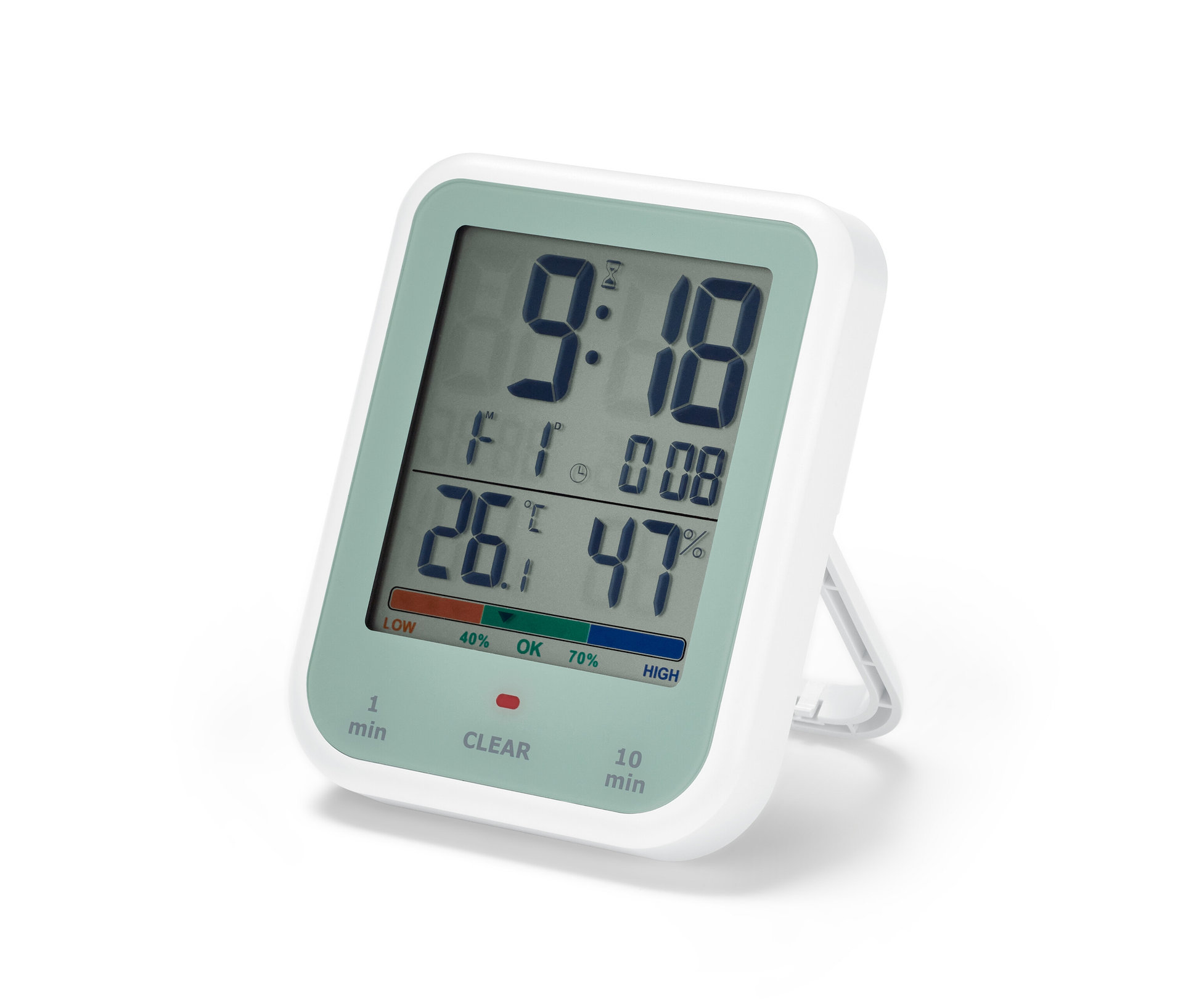 Digitale Uhr mit Hygro- und Thermometer