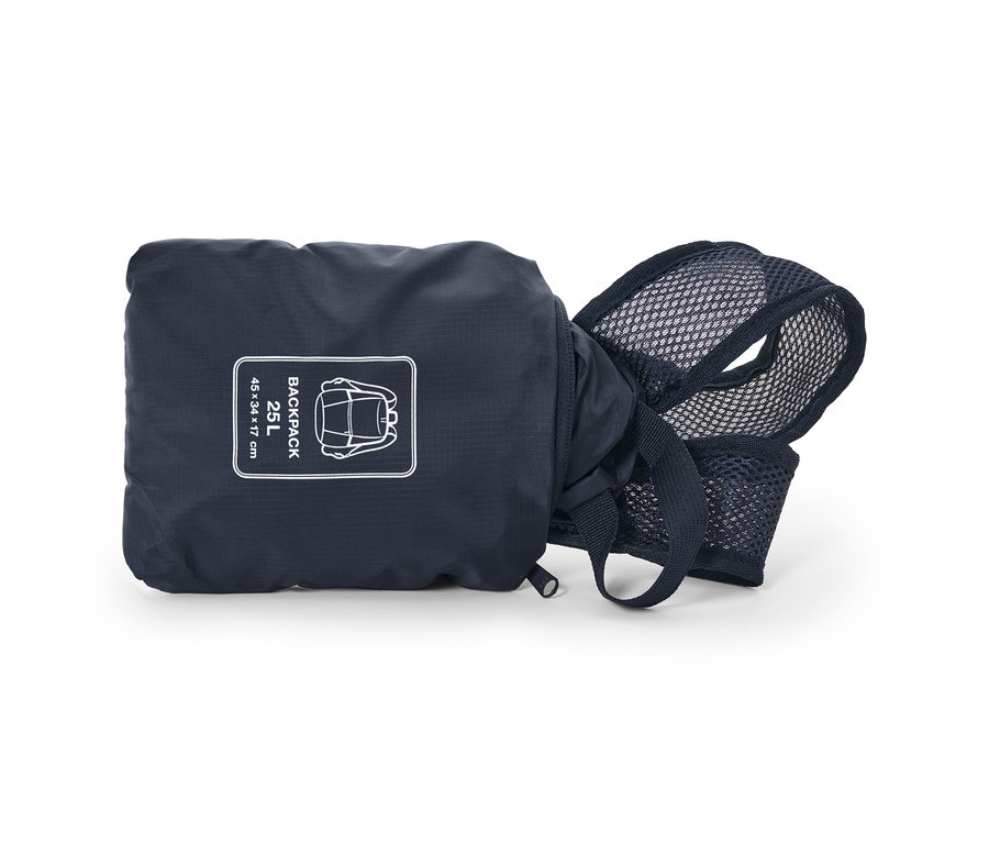 Ein faltbarer Rucksack.
