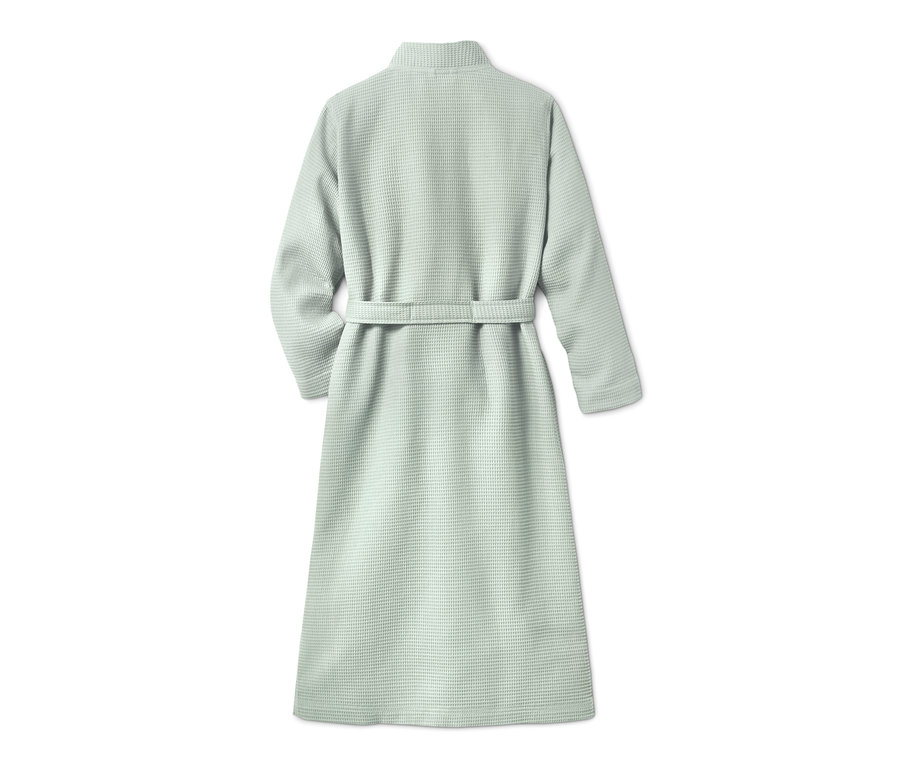 Rückansicht eines Bademantels.