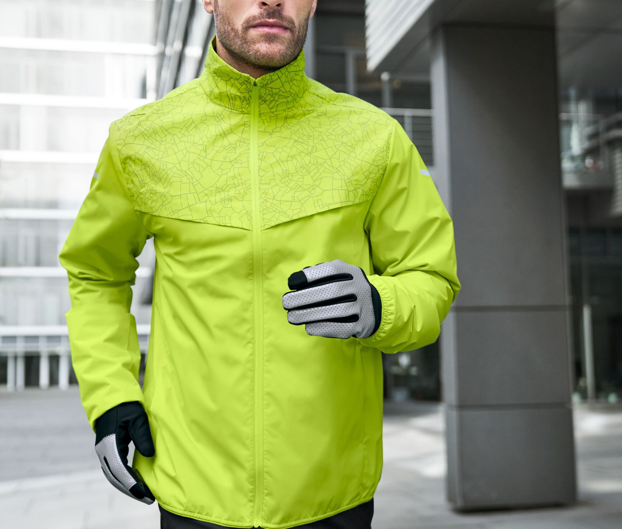 Thumbnail - Tchibo - Windprotection-Handschuhe - Herren - Gr. 6,5 - silber