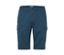 Blaue Cargo-Shorts.