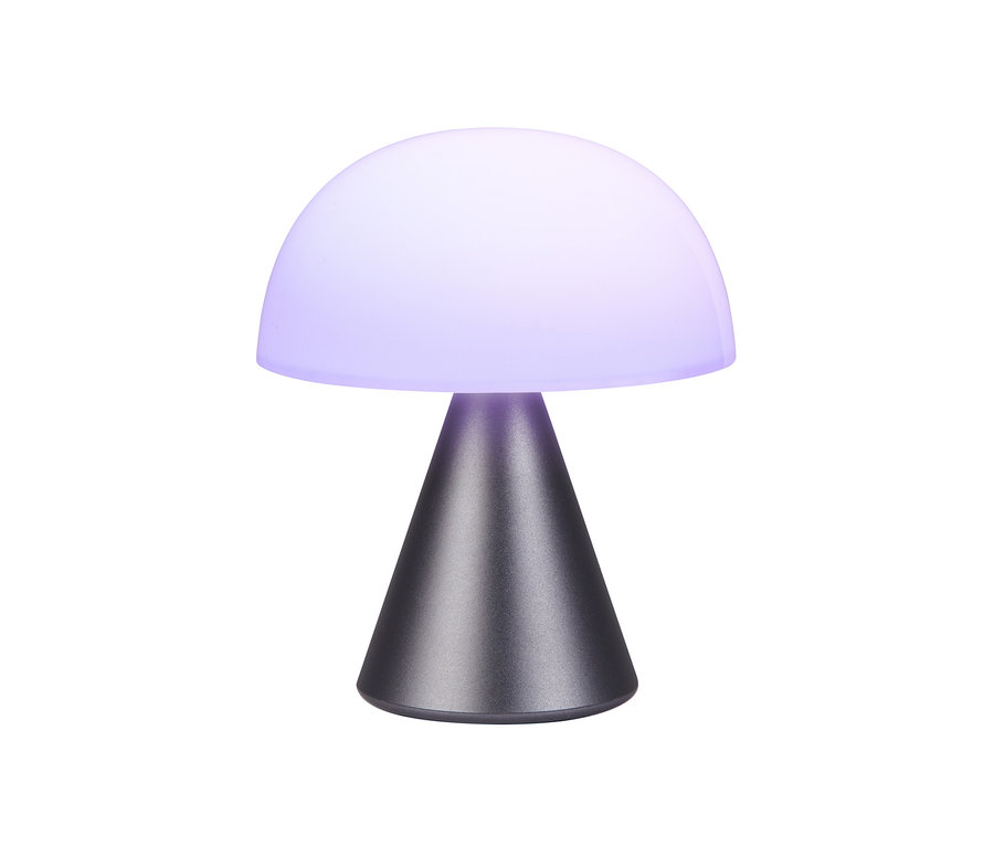 Anthrazitfarbene LED-Tischleuchte »Mina M«.