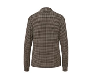 Bedrucktes Blusenshirt mit V-Ausschnitt