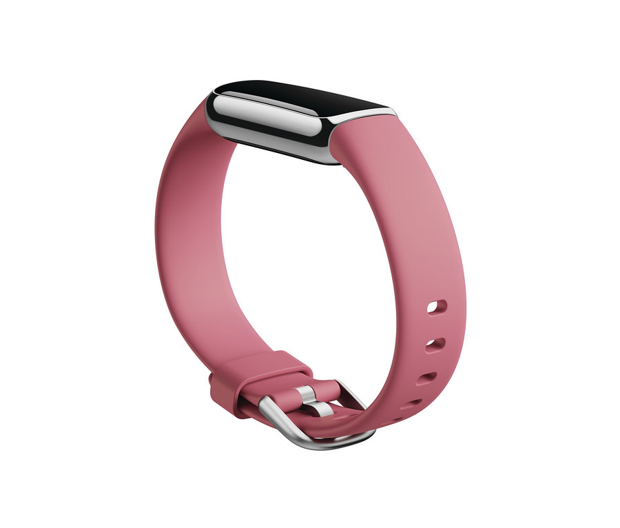 Nahaufnahme des Fitbit Fitness Trackers »Luxe« inkl. Fitbit-Zusatzarmband, Cranberry.