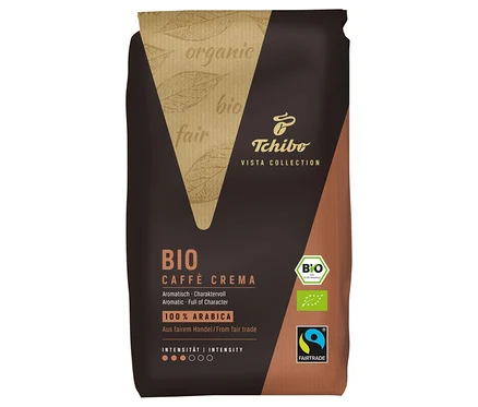 Packung Vista Collection Bio Caffé Crema.