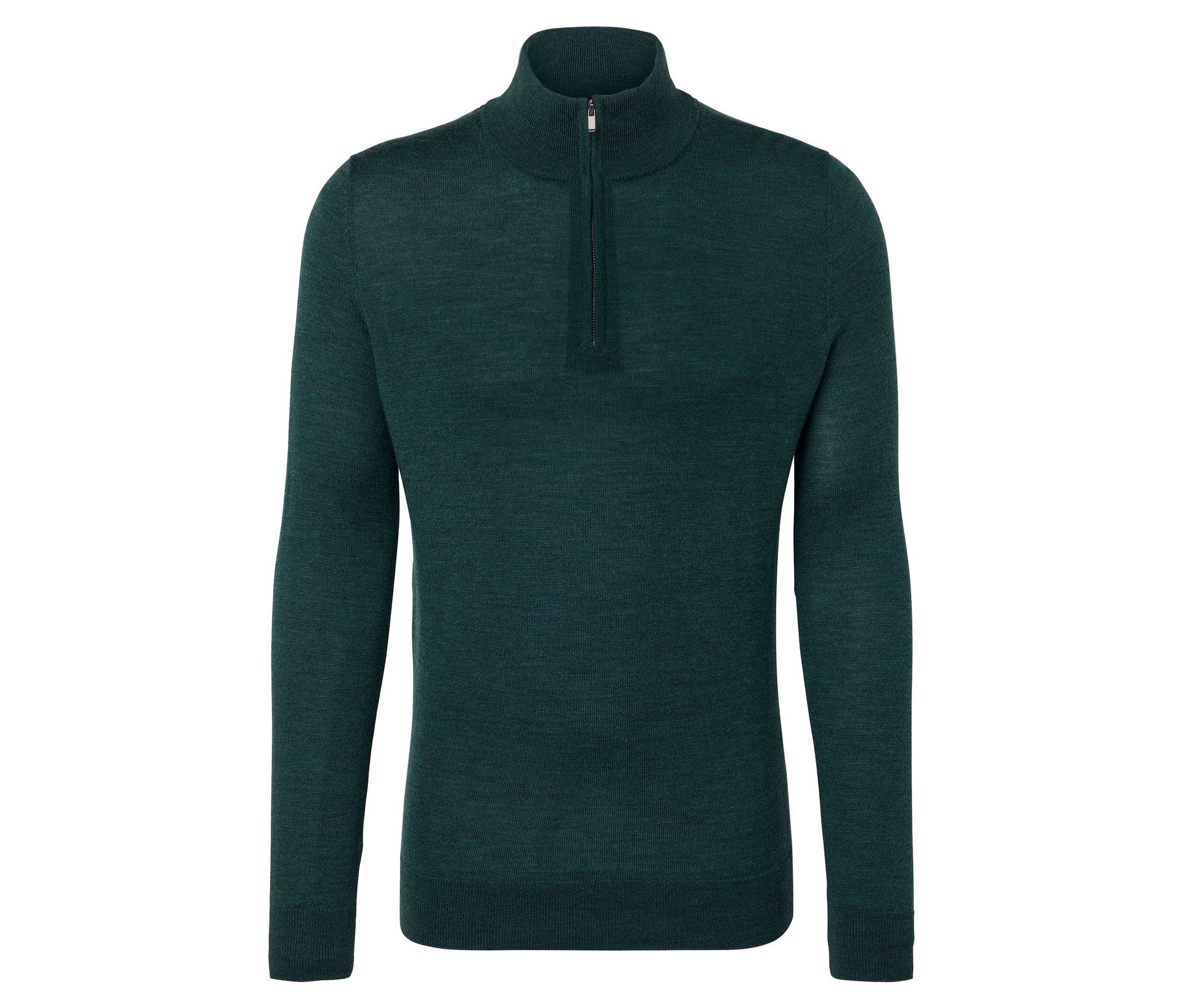 Merino-Pullover - Herren - Gr. S - grün - grün