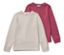 2 Kinder-Sweatshirts mit angerauter Innenseite, rosa und weiß - /img/gAQ3D4Mh/64/image.jpeg