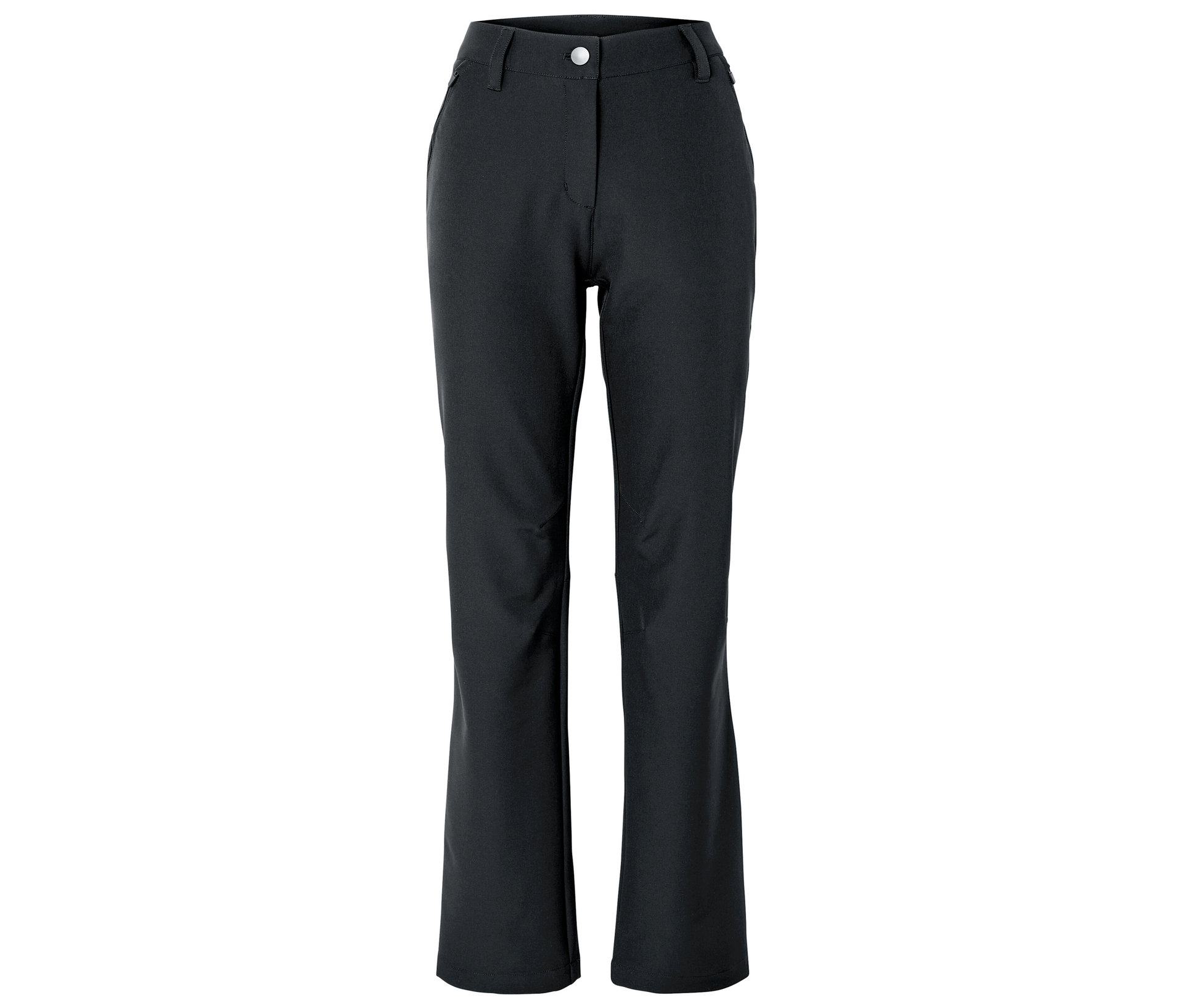 Softshellhose - Damen - Gr. 42 - schwarz - schwarz