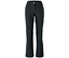 Eine schwarze Hose mit Knopf.