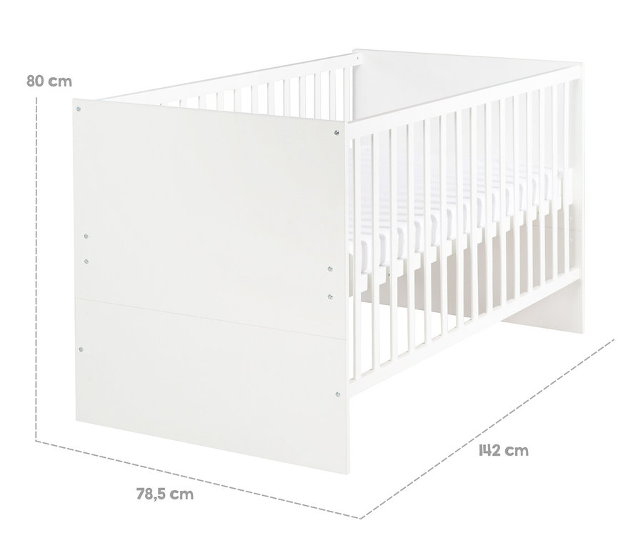 Weißes roba »Anton« Kinderzimmerset Bett.