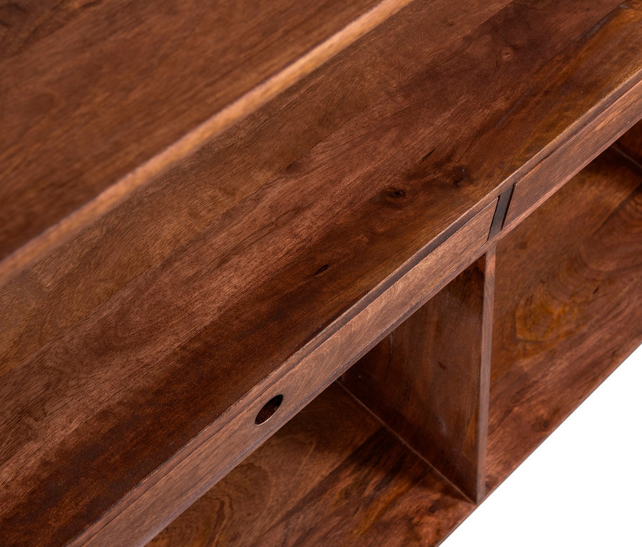 Detailansicht des Woood Schrank »Sivian« in Mango Nussbaum.