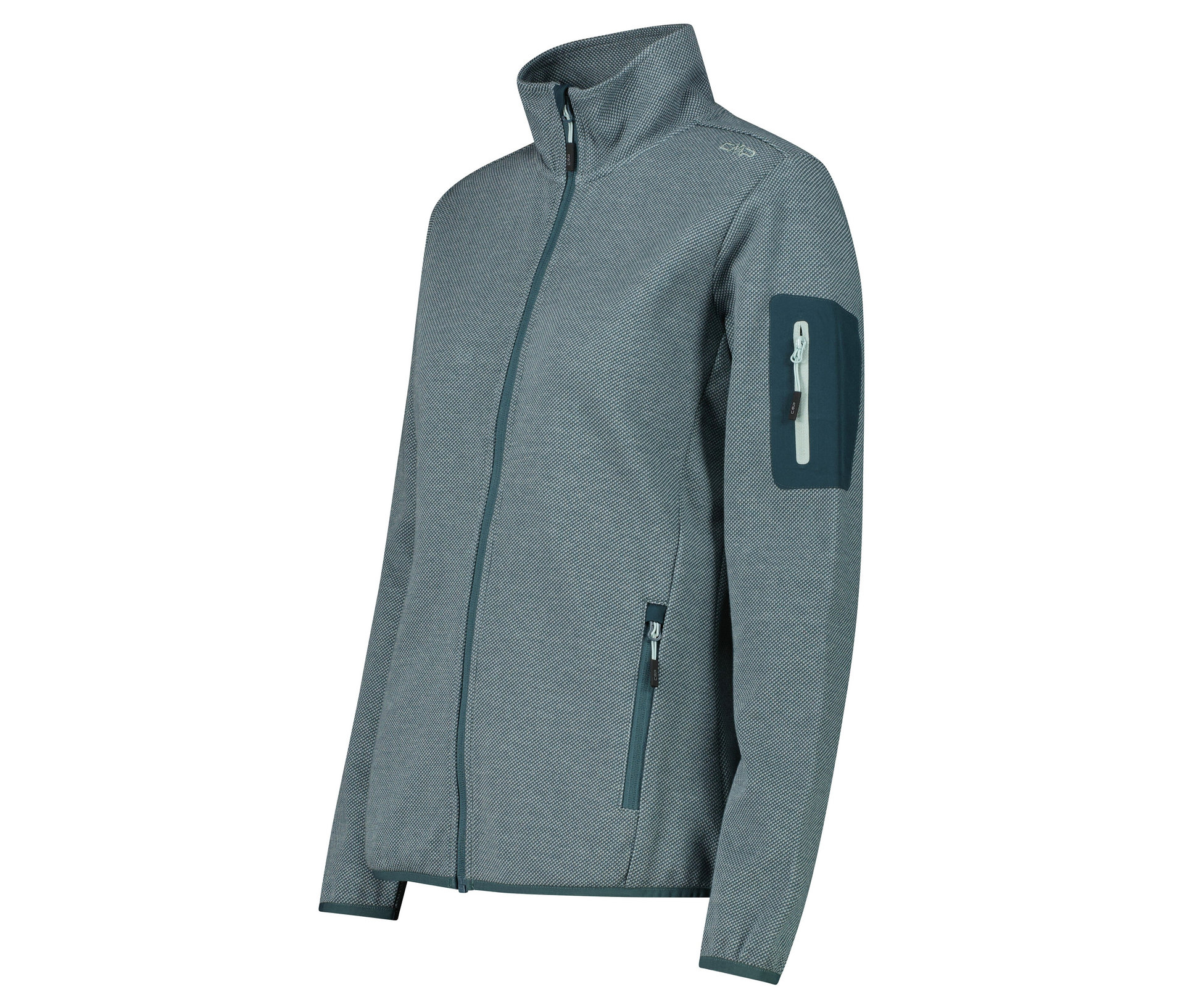 Damen-Knit-Tech-Fleece - Damen - Gr. 34 - grün - grün