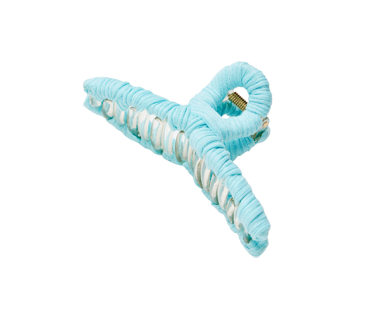 Hellblaue Haarspange aus dem Haaraccessoires-Set.