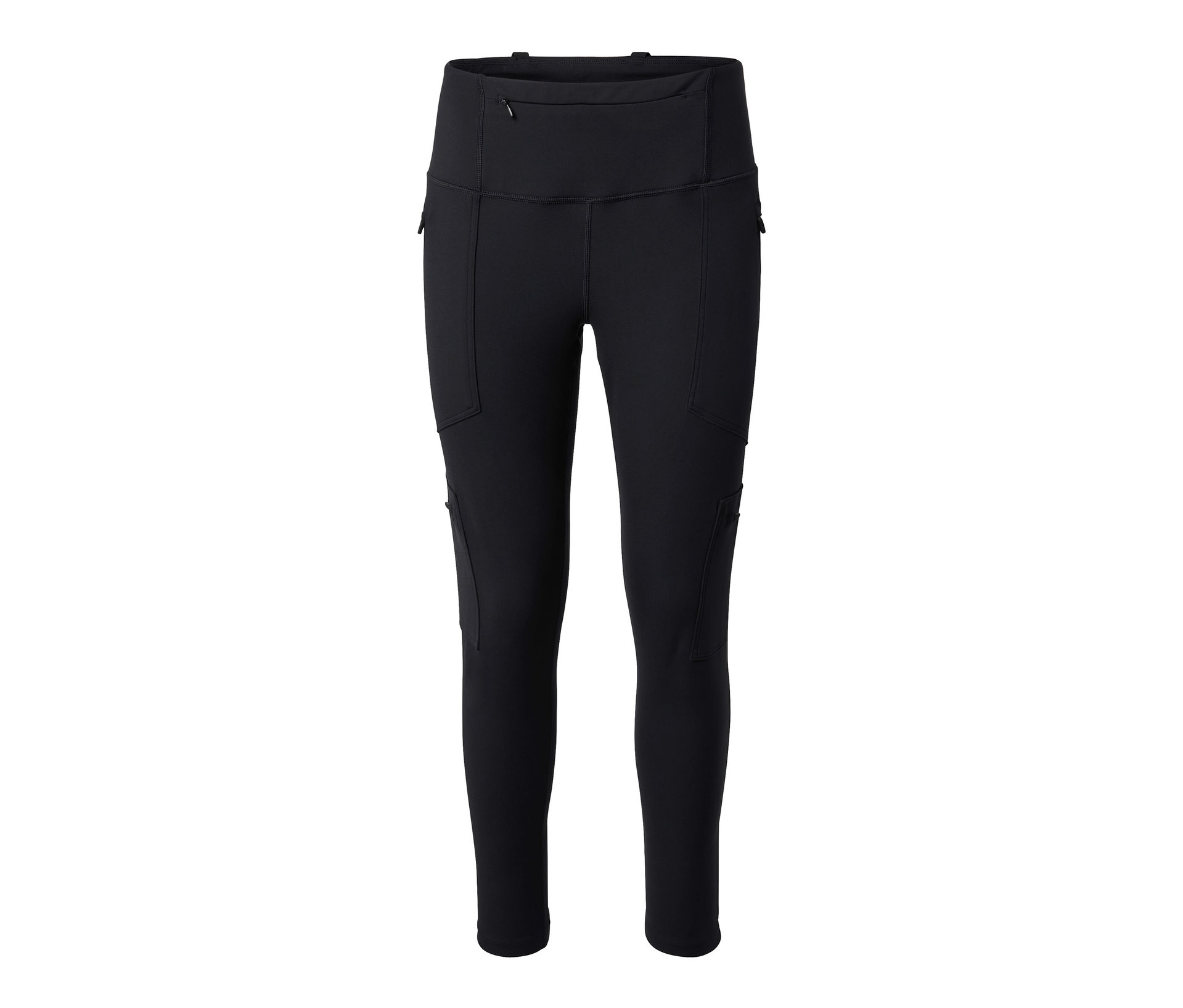 Outdoor-Tight - Damen - Gr. XL - schwarz - schwarz