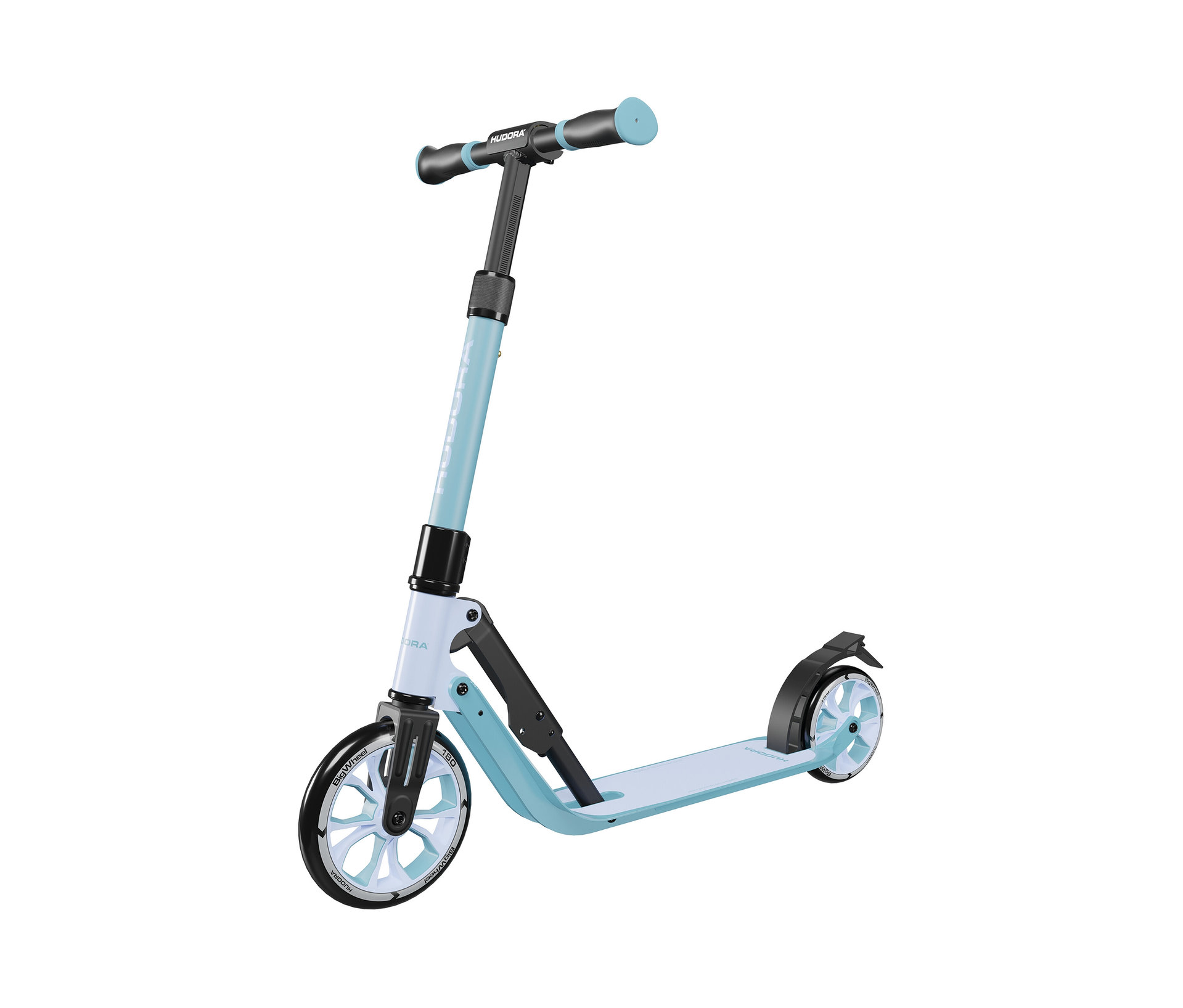 Hudora Scooter »BigWheel 180 Advanced Junior« - blau - Aluminium