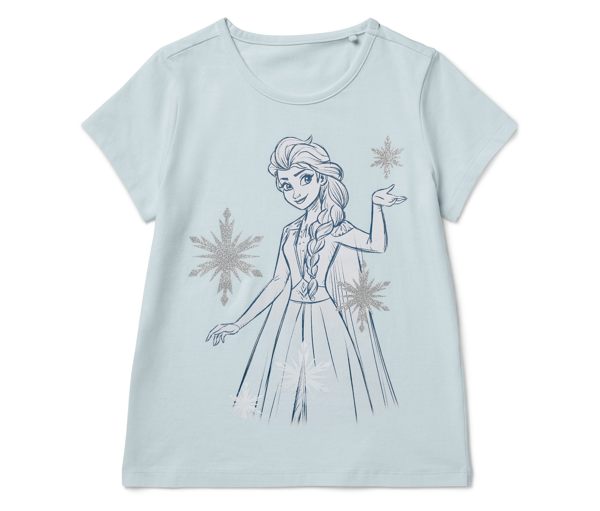 Tchibo - Kinder-T-Shirt »Eiskönigin« - Baby - Gr. 86/92 - hellblau/print - Baumwolle